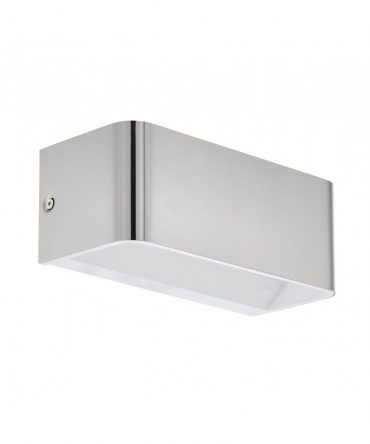 Applique Sania Led Biemissione 10W Nichel Satinato L20 cm Eglo