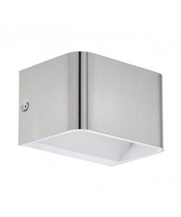 Applique Sania Led Biemissione 6W Nichel Satinato L.13 cm Eglo