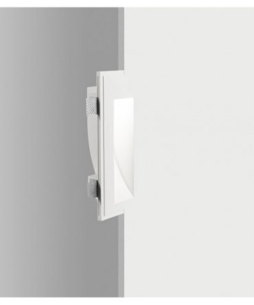 Applique Segnapasso In Gesso Da Incasso Verniciabile Isyluce 843