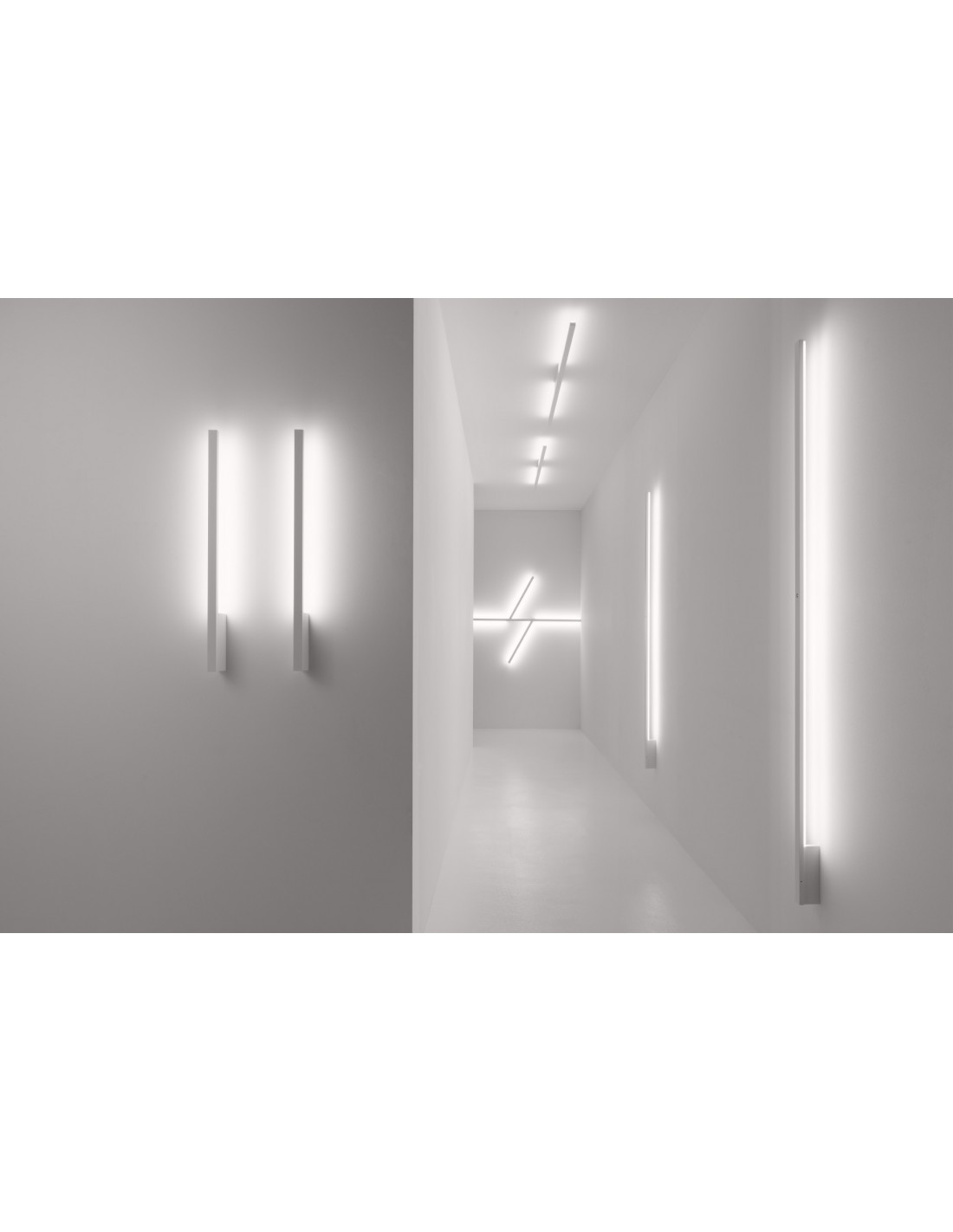 Applique Xilema Design Moderno Led Touch Bianco Stilnovo 7777