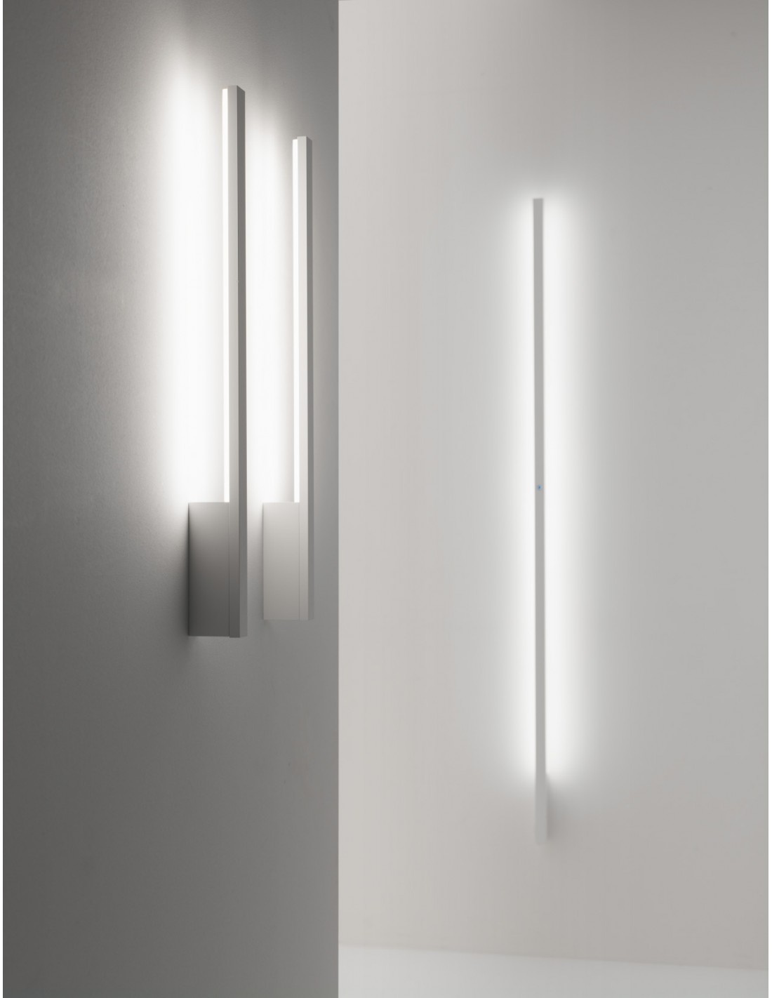 Applique Xilema Design Moderno Led Touch Bianco Stilnovo 7777