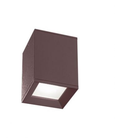 Plafone Spot Soffitto Per Esterno IP54 Cubo Corten Prysm 1xGU10 Led Isyluce 930C