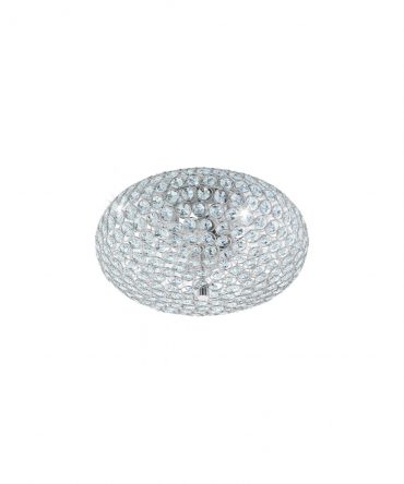 Elegante Plafoniera In Cristallo Clemente Ø35 cm Eglo