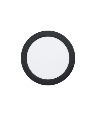 Faretto Da Incasso STAGNO  Rotondo Nero Led 11w 3000k/4000k Fueva IP44 Eglo