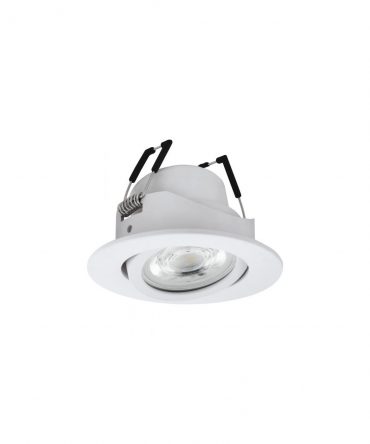 Faretto Da Incasso Rotondo Saliceto-Z Led Dimmerabile Bianco Eglo