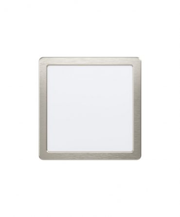 Faretto Nichel Da Incasso Quadrato Fueva Led 16,5w 3000k/4000k Eglo