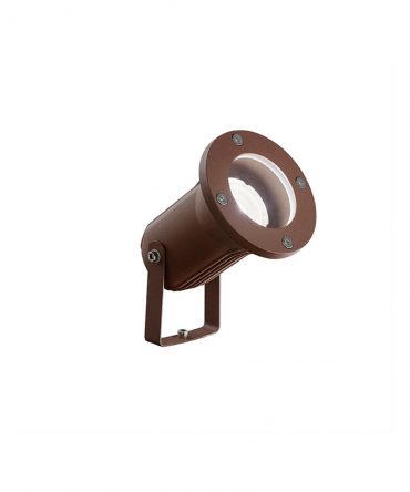 Faretto Spot Da Terra Parete Soffitto Per Esterni IP65 Benaco Corten Isyluce 549C