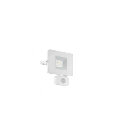 Faro Proiettore Con Sensore Faedo Led 20w Bianco IP44 Eglo