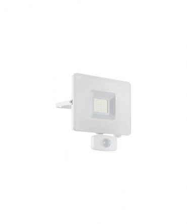 Faro Proiettore Con Sensore Faedo Led 30w Bianco IP44 Eglo