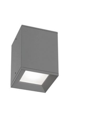 Plafone Spot Soffitto Per Esterno IP54 Cubo Antracite Prysm 1xGU10 Led Isyluce 930G