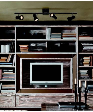 Illuminando Lampada barra 4 luci spot orientabili Torcia