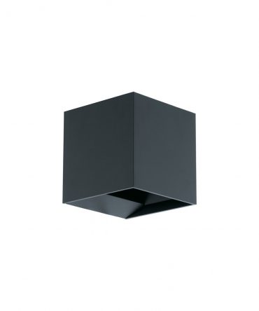 Lampada Cubo Parete Antracite Doppia Emissione Led Calpino IP54 Eglo
