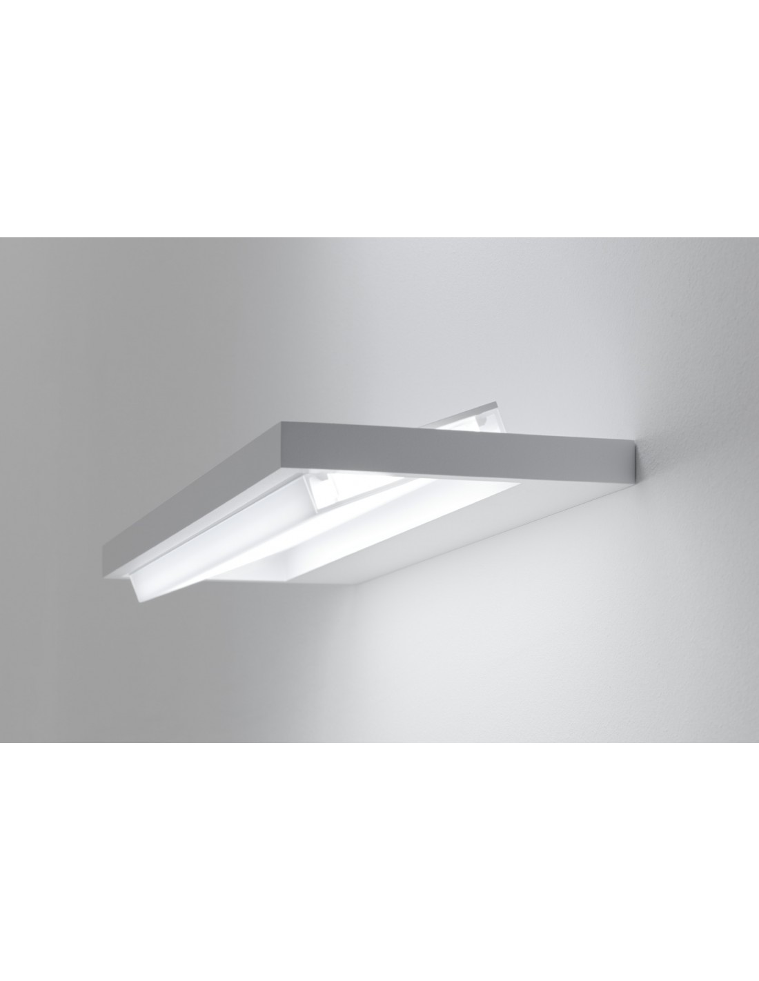 Lampada Da Parete Rotante 350° Tablet IP40 Bianco Led 15w Stilnovo 7601