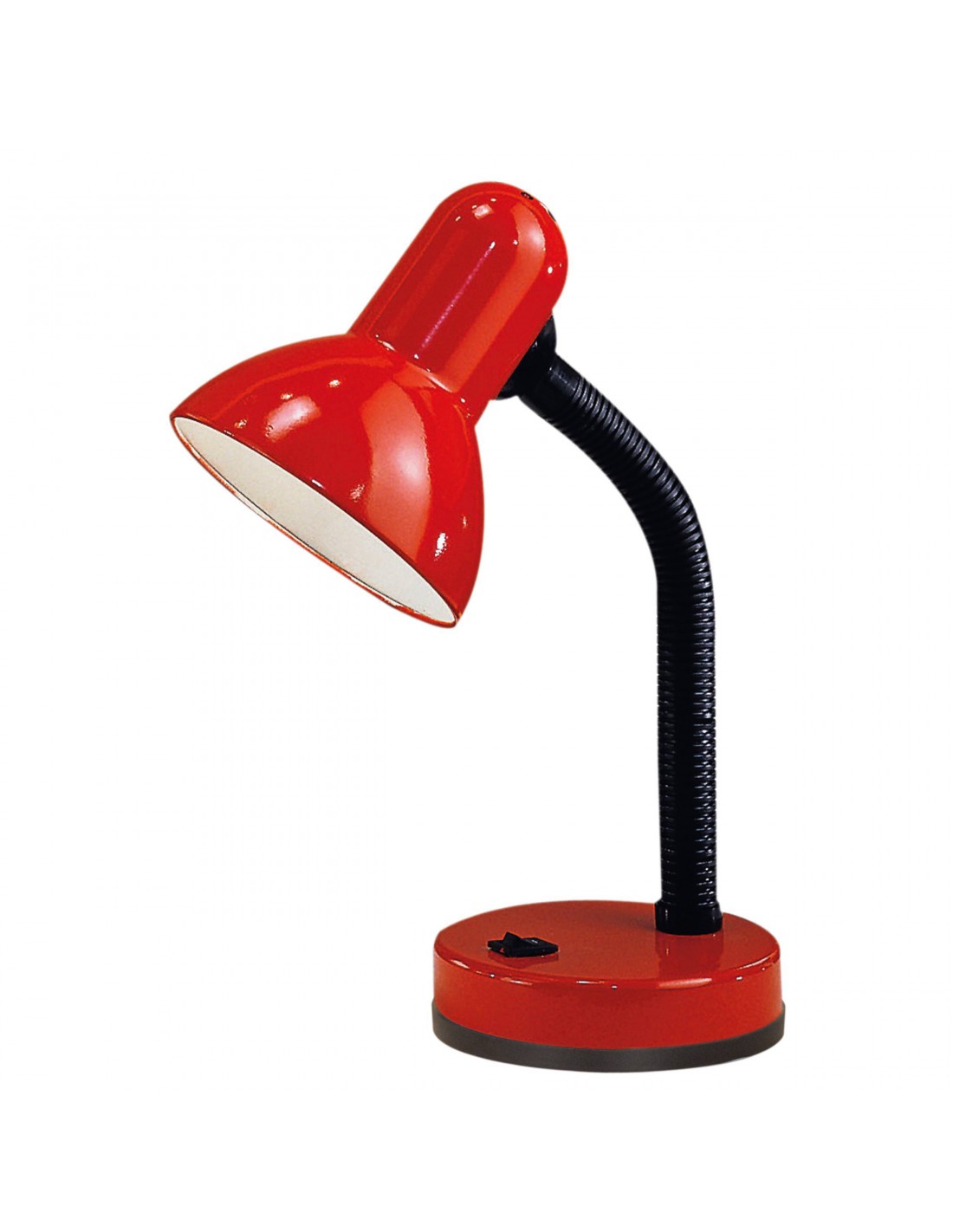 Lampada Da Scrivania Rossa con braccio flessibile - Basic Eglo