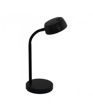 Lampada Da Scrivania Cabales Nero Ø14 cm Eglo