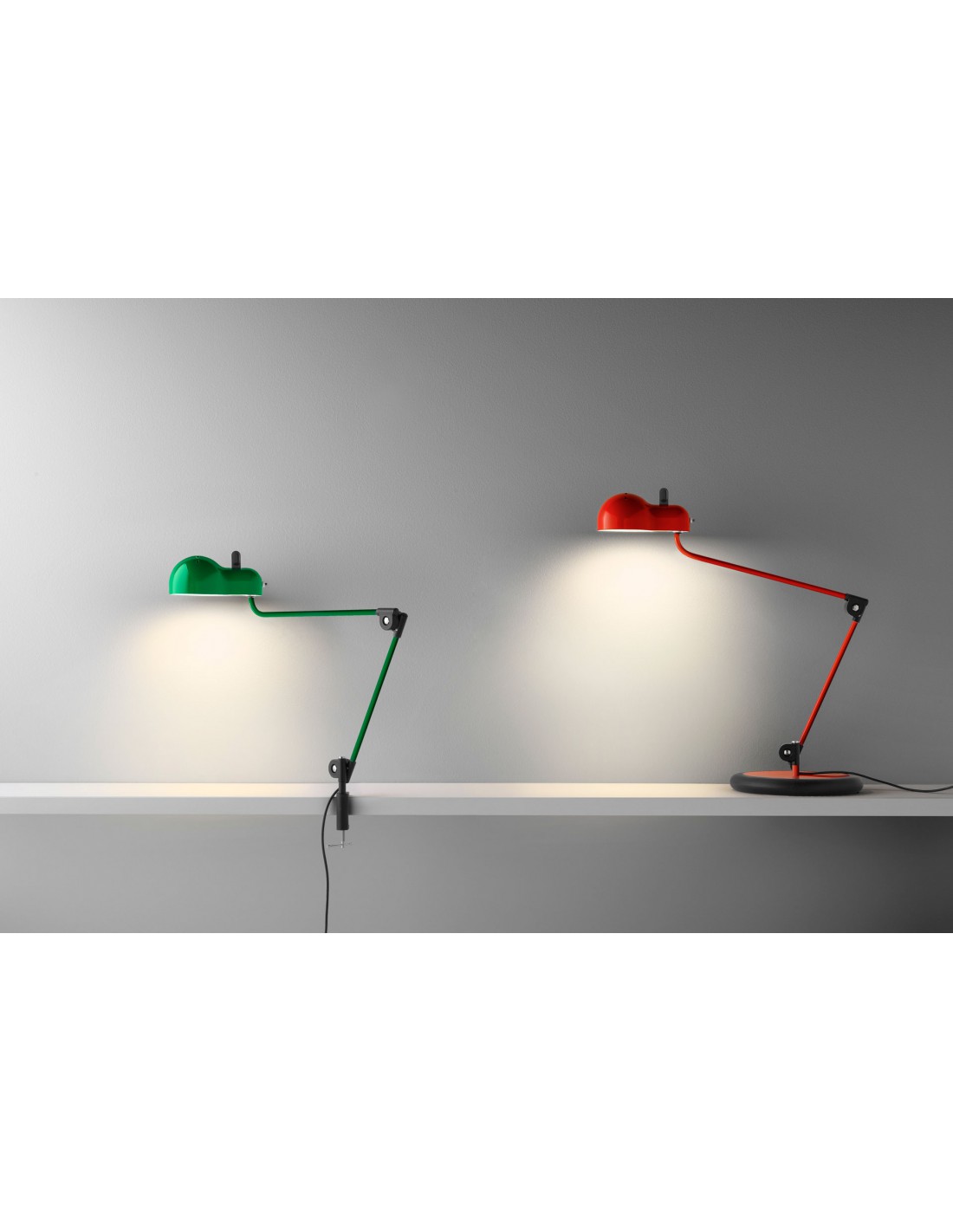 Lampada Da Scrivania Con Morsetto Design Topo Stilnovo