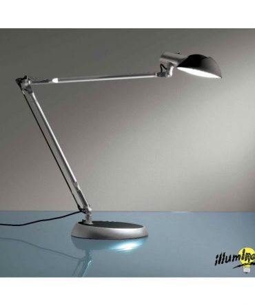 Lampada da scrivania Led Lucky nero Illuminando