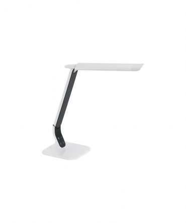 Lampada Da Scrivania Moderna Led Dimmer Integrato Sellano Bianco Eglo
