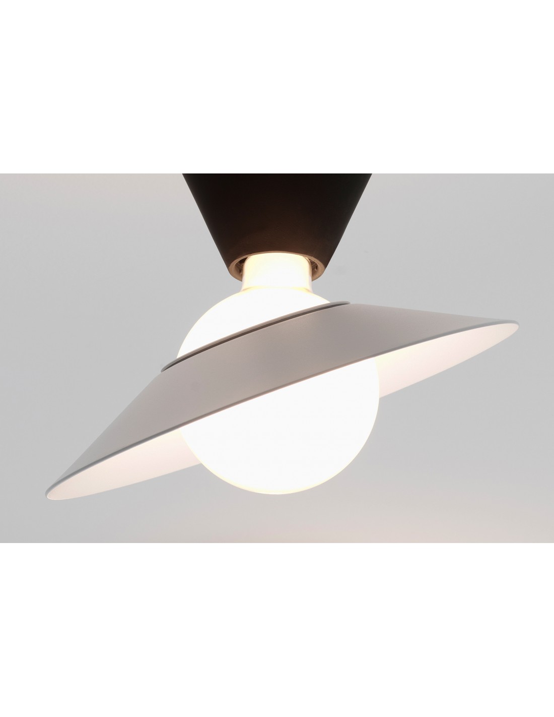 Lampada Da Soffitto Fante Moderna Nero Stilnovo 8967