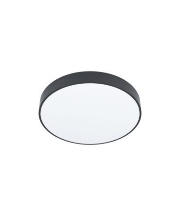 Lampada Da Soffitto Moderna Zubieta-A Led Dimmer Nero Ø30 cm Eglo