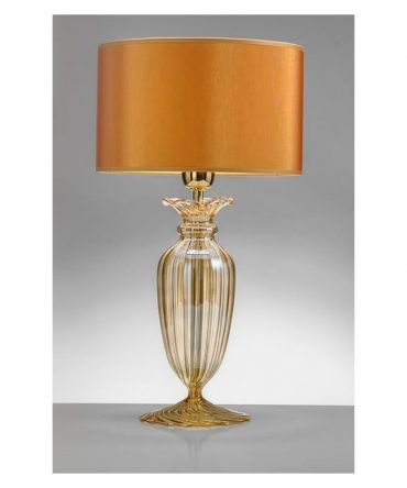 Lampada da tavolo Alyssa Gold Ø25 Antea Luce