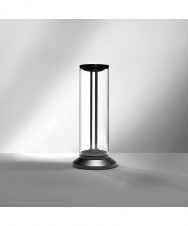 Lampada Da Tavolo Lemstation Nero Vetro Led 18w 3000k Ø22 cm Vivida International