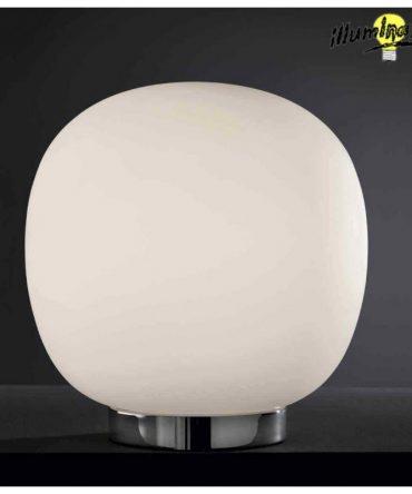 Lampada da tavolo moderna in vetro Rosy Illuminando