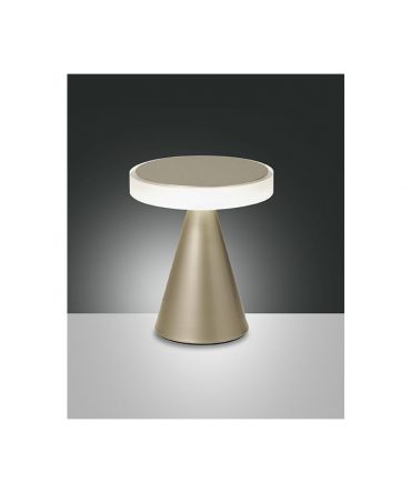Lampada da tavolo Neutra Led 8w oro 3386-34-225 Fabas Luce