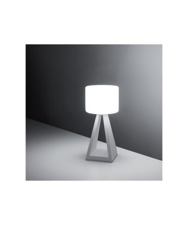 Lampada Da Tavolo Pup Glass Bianco Led 7w 3000k Dimmerabile Ø9,8 cm Vivida International