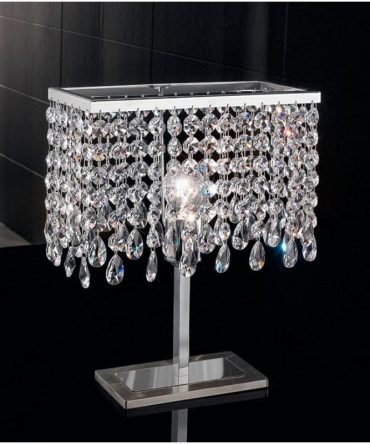 Lampada Fair con pendenti in cristallo Antea Luce