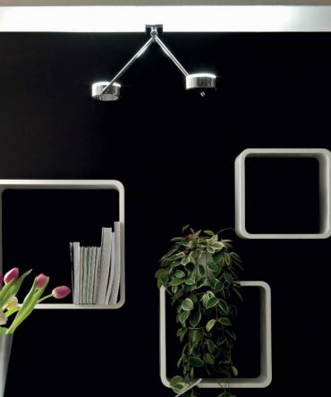 Lampada spot da soffitto 2 luci Gx53 Orione Illuminando