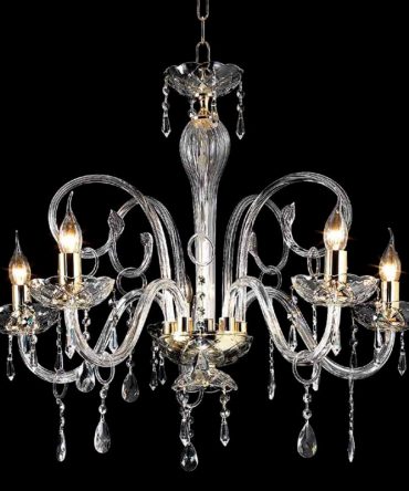 Lampadario classico per Salone 5 Luci Maria Teresa L6 Ondaluce Ciciriello