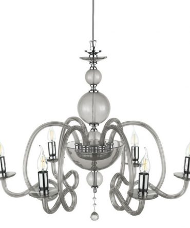 Lampadario 6 Luci Vivaldi Fume' Ondaluce Ciciriello