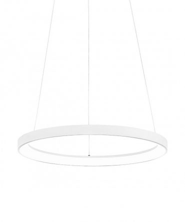 Gea Luce KRIZIA S/M Bianco Lampadario led a cerchio Moderno