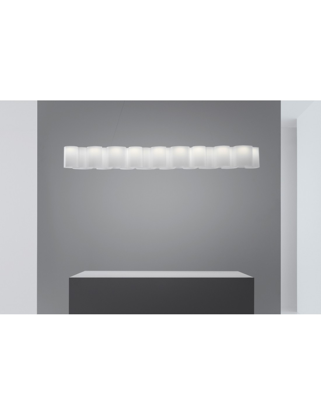 Lampadario Lineare Honey TopLed Dimmer Bianco Stilnovo 8680