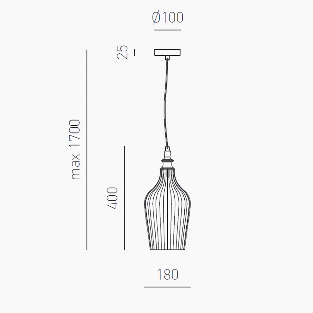 Lampadario Classico Gea Luce CLEOFE S12 E27 LED vetro cobalto lampada sospensione