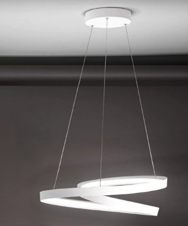 Lampadario moderno Perenz RITMO 6620 B LC LED 55W 4400LM 3000°K sospensione bianco opaco interno IP20