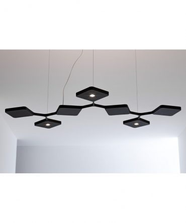 Lampadario Quad P7 Led Doppia Emissione Dimmer 44w Stilnovo