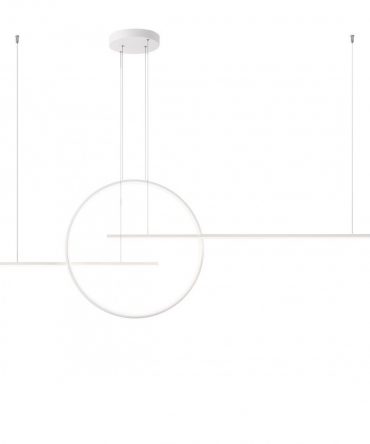 Redo Group Giotto Lampadario 56W LED 3000k o 4000k bianco sospensione