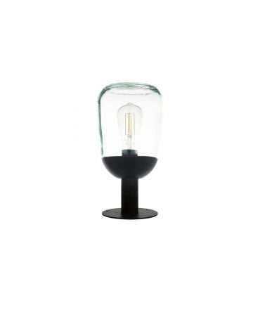 Lampioncino Basso Esterno Vetro Chiaro Donatori IP44 Eglo