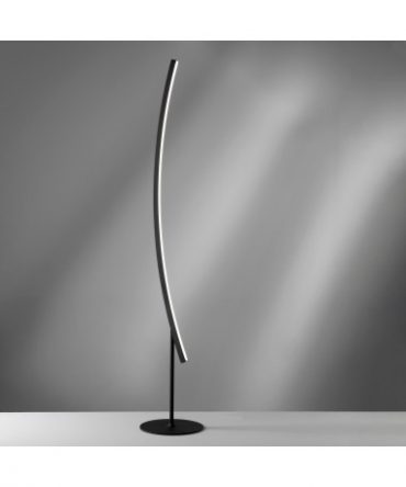 Piantana Bow Nero Arco Led 26w Vivida International