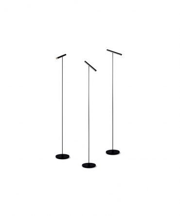 Piantana Ciak Nero Spot Led 8,5w 3000k Dimmerabile H188 cm Vivida International