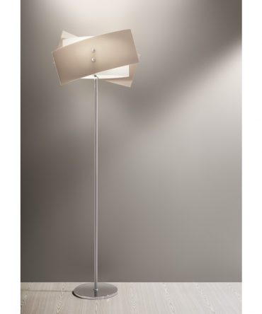 Piantana Fold 161 cm vetro tortora Antea Luce