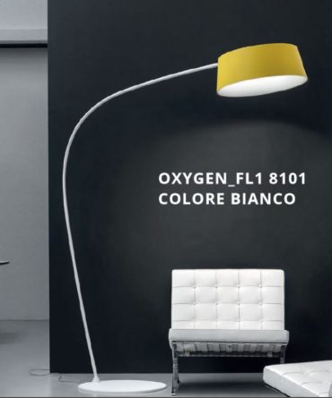 Piantana Oxygen FL1 bianco Led dimmerabile Stilnovo Linea Light 8101