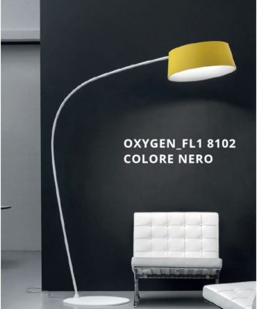 Piantana Oxygen FL1 nero Led dimmerabile Stilnovo Linea Light 8102