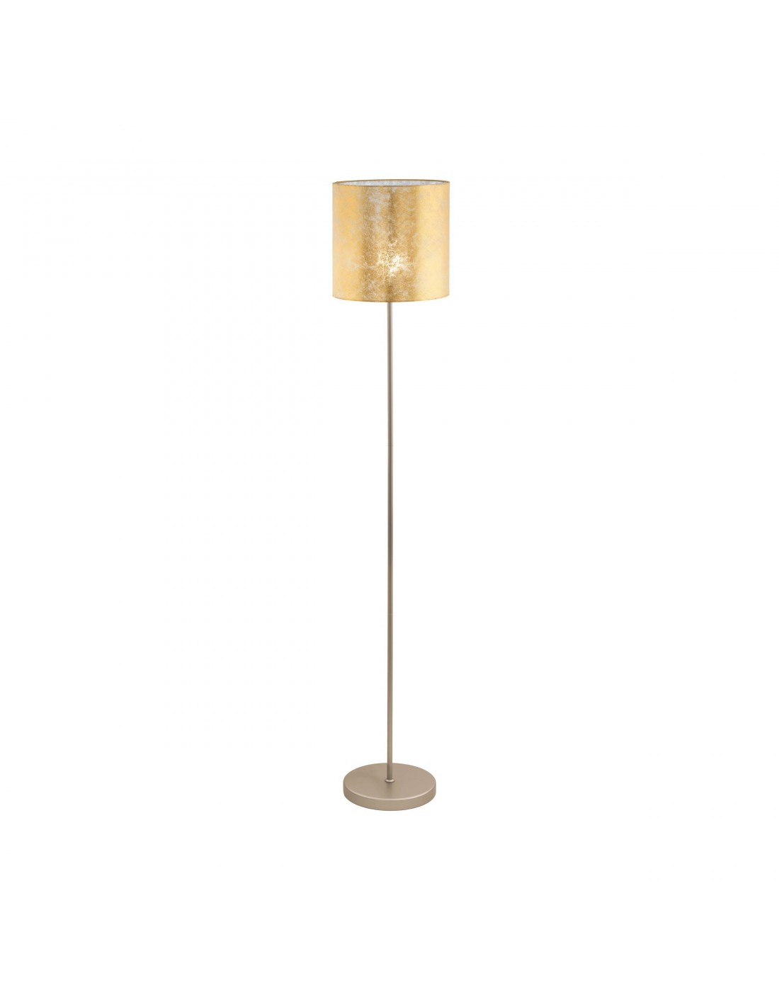 Piantana Viserbella 1xE27 Tessuto Foglia Oro Ø28 cm Eglo