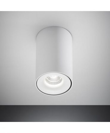 Plafone Cilindro Cyber Bianco Led 11,5w 3000k Ø9 cm Vivida International
