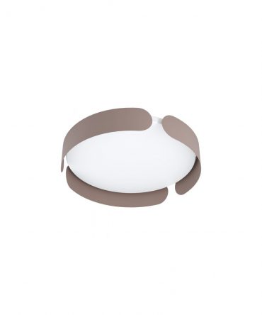 Plafone Rotondo Moderno Led Valcasotto Moka Eglo