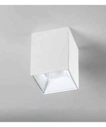 Plafone Spot Cubo Led 12w 3000k o 4000k In Alluminio Bianco Isyluce 925