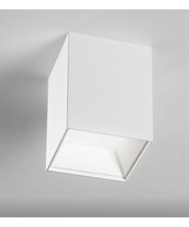 Plafone Spot Cubo Led 12w 3000k o 4000k In Alluminio Bianco Isyluce 926